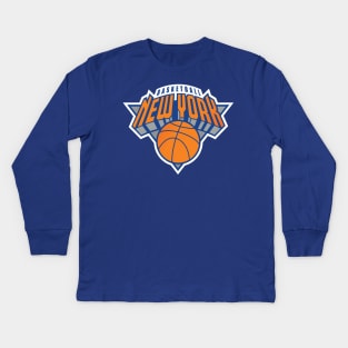 New York Basketball Kids Long Sleeve T-Shirt